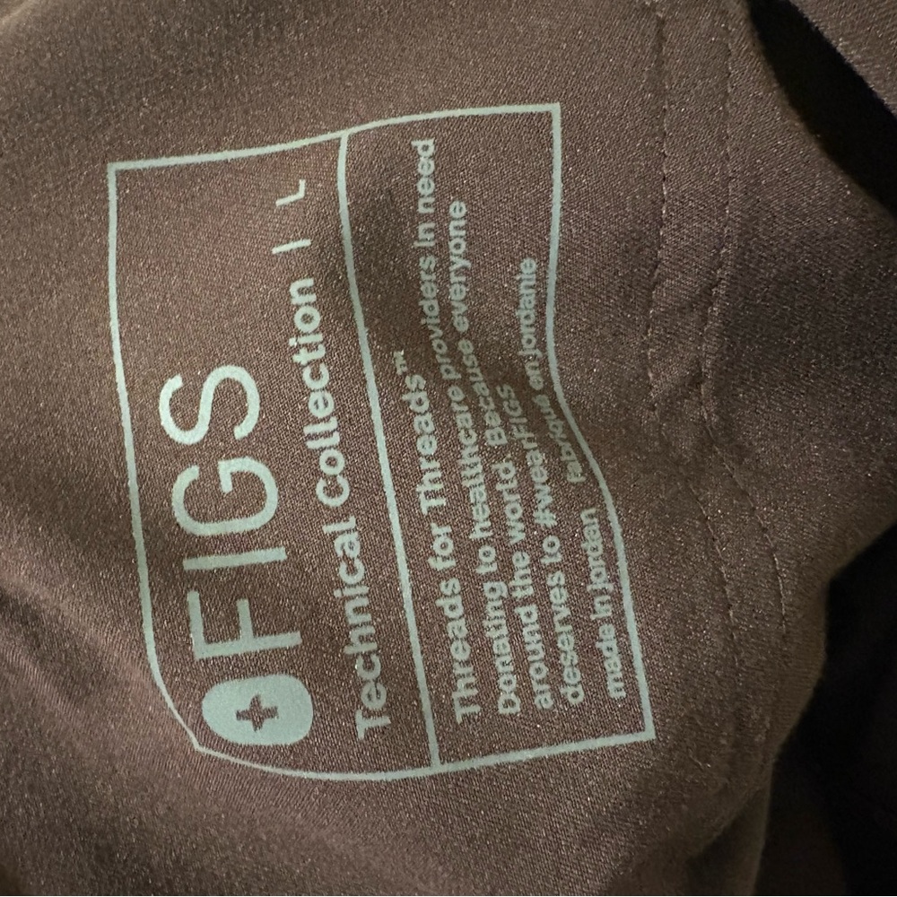 Figs Espresso High Waisted Livingston Pants